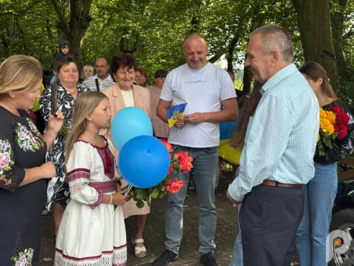 В громаді на Волині урочисто зустріли звільненого з полону Ігоря Горбачевського (Фото)