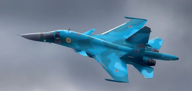 У Росії повідомляють про втрату літака Су-34 разом з екіпажем 