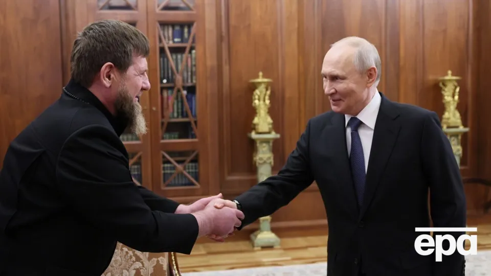 Кадиров отримав від Путіна найвище військове звання 