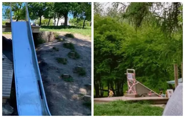 У Рівному дитині відірвало палець на дитячій гірці (Фото)