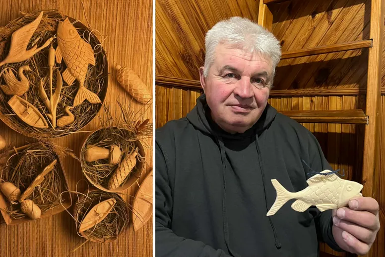 Майстер з Волині створює унікальні дерев'яні іграшки, які купують навіть у США