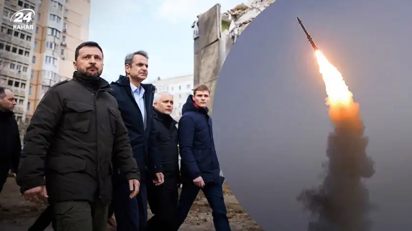 Ворожа ракета в Одесі ледь не влучила в кортеж Зеленського
