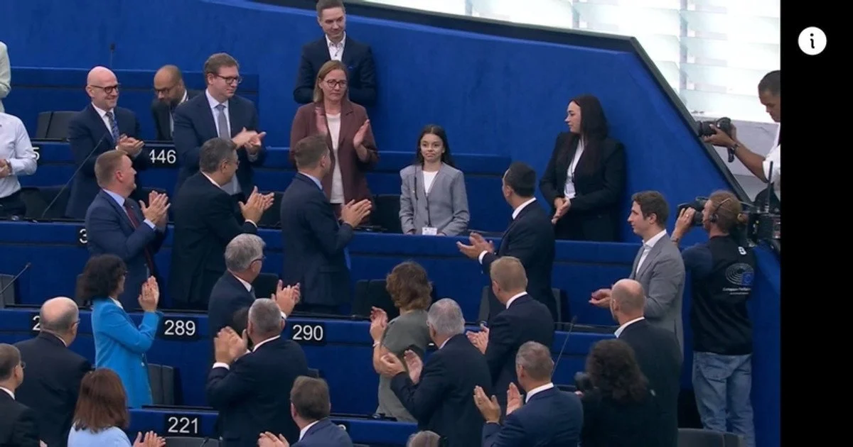 Урсула фон дер Ляєн розповіла Європарламенту історію Олександри Паскаль та її «Танцю свободи» 