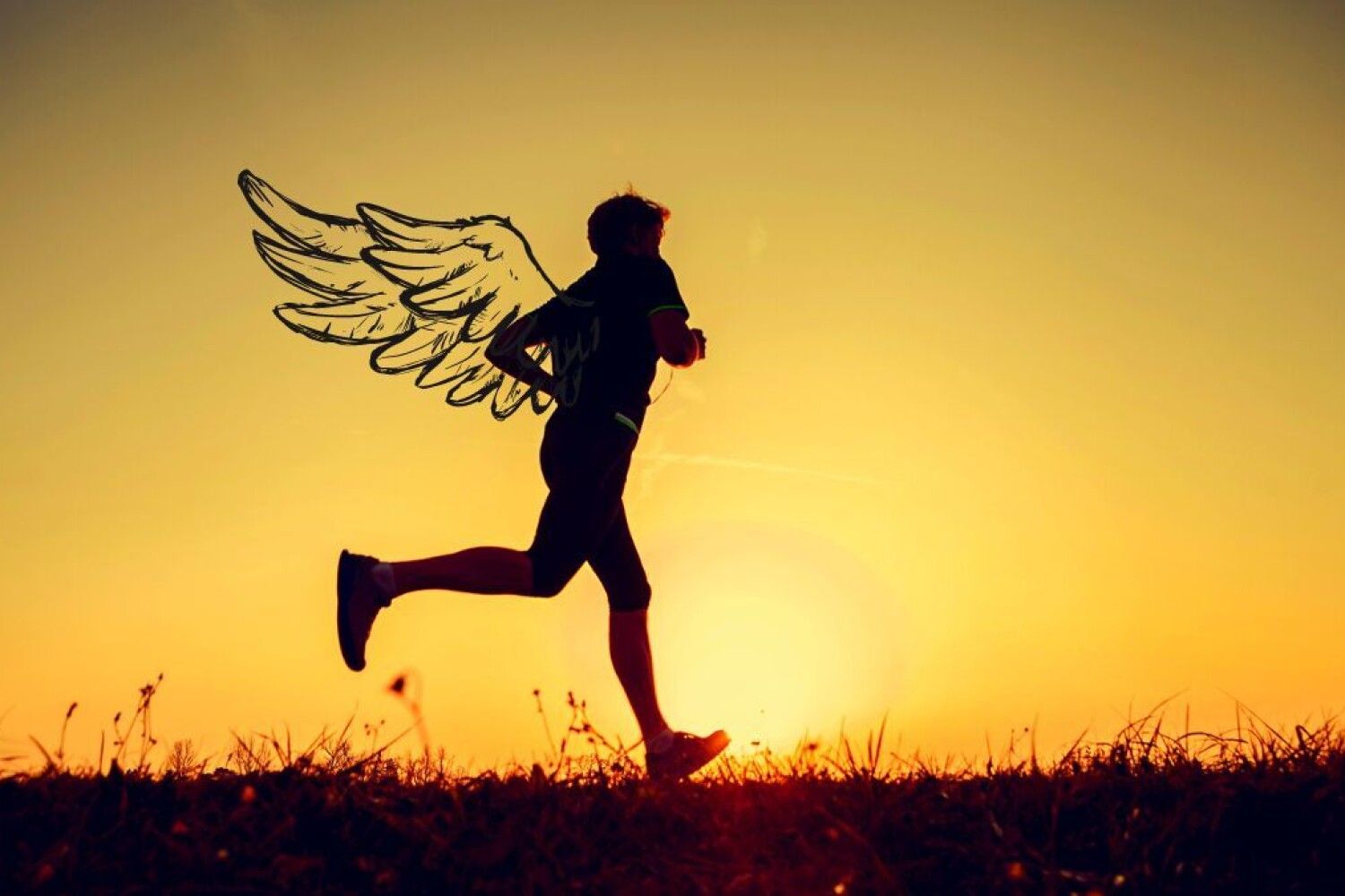 Бегущий человек. Энергичный мужчина на спортивных соревнованиях. Энергичный мужчина на спортивных соревнованиях. Бегущий человек. Бег ассоциации.