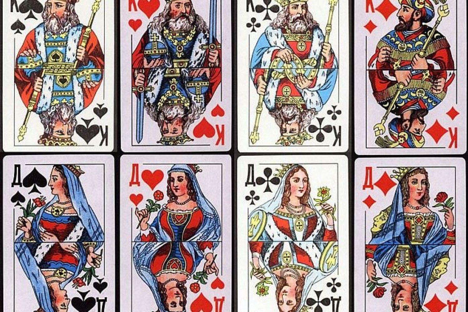 Карты для игры в дурака. Короли дамы и валеты в колоде карт. Карты дурак Король дама валет. Колода игральных карт. Четыре дамы карты.