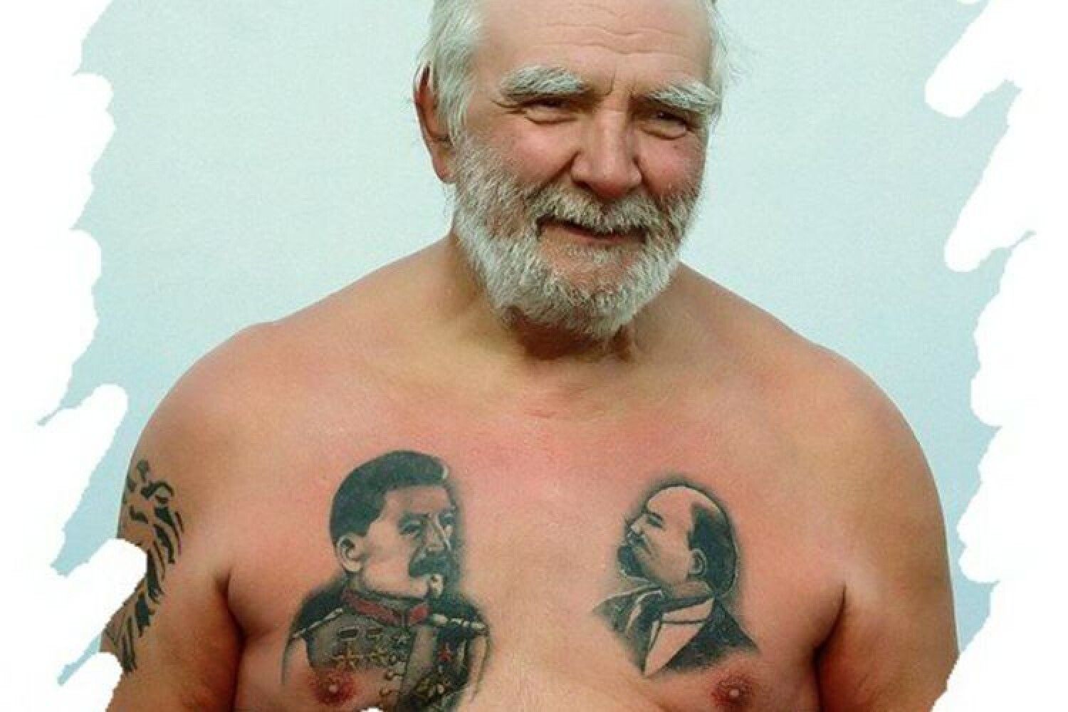 Татуировка в честь дедушки