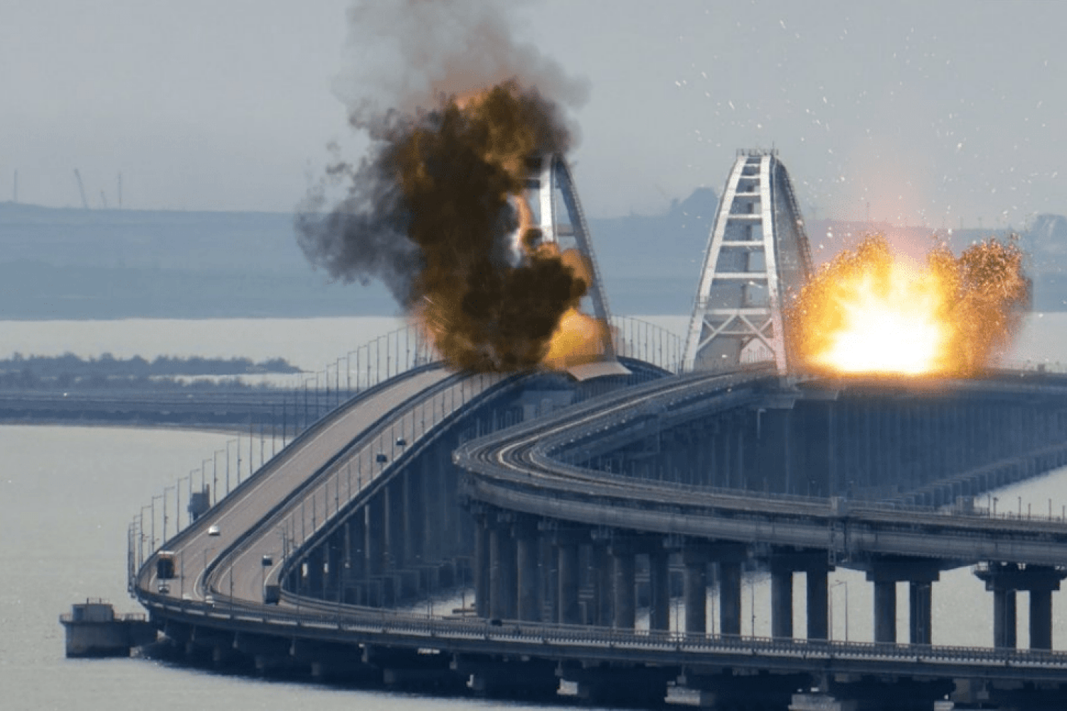 Крымский мост удар ВСУ