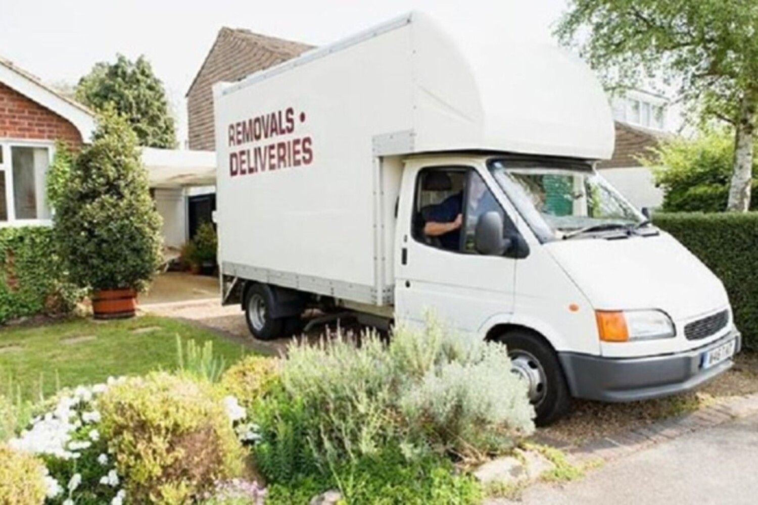 The removal van. Removal vans. House removal van.