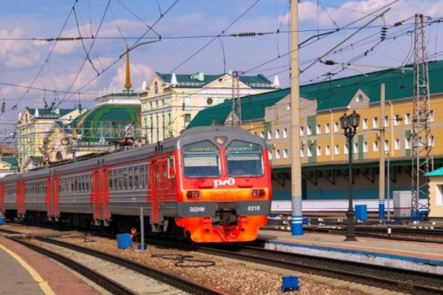 ЖД вокзал Красноярск электричка