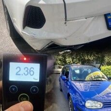 У Луцьку після «пів літри» водій «Фольксвагена» врізався в припарковане авто