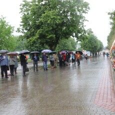  У Камені-Каширському на Алеї Героїв освятили нові банери