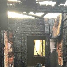 На Волині блискавка спалила оселю багатодітної родини