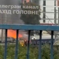 В обласному центрі Волині дрон влучив у пасажирський потяг