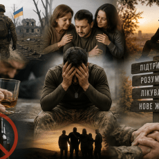 Повернутися з фронту  і не потонути в чарці: думки волинського  фахівця