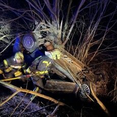 На Волині перекинувся автомобіль: водій у реанімації