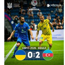 Україна у фіналі Чемпіонату Європи з міні-футболу програла чемпіонам світу 