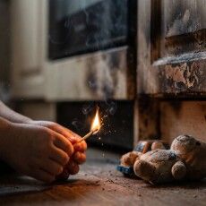 На Волині через дитячі пустощі з сірниками виникла пожежа в житловому будинку