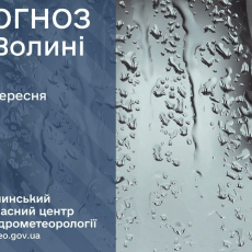 На Волині синоптики радять брати із собою парасолі 