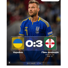 Збірна України з Ярмоленком в основі розгромно програла Північній Ірландії – 0:3 