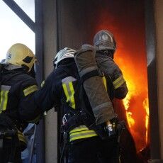 Показали відео, як у Луцьку рятували від пожежі котельню