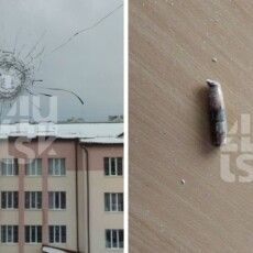 Куля пробила вікно ліцею під час атаки на Луцьк