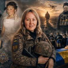 Після загибелі чоловіка-Героя волинянка, мама двох дітей, стала військовослужбовцем