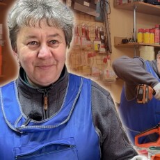 Марія Кузьмич від каструль перейшла до ремонту інструментів!