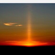 Над Волинню побачили «сонячний стовп» (Фото)