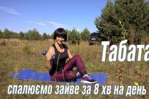 Луцький фітнес-тренер представила програму «Табата: спалюємо зайве за 8 хв на день» (відео)