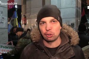 Нардеп Соболєв бив поліцейського. Проте заявив, що постраждав під час сутичок (Відео)