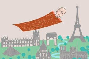 Мережу підірвала карикатура на «проліт» Путіна у Франції: «Вова, ти – лошара! Мерсі за гроші!»