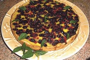 Пісочний пиріг із чорницею