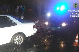На вулиці В’ячеслава Чорновола «Фольксваген» наздогнав «Тойоту» (фото)