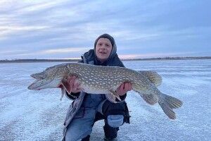 Лучанин спіймав у водосховищі  гігантську рибину (Фото) 