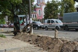 У Ковелі реконструюють вулицю Олени Пчілки