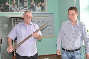 Меч давньоруського воїна передано «Старому Луцьку»