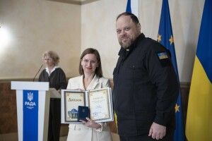 Голова ВРУ вручив високу державну відзнаку науковиці з Волині