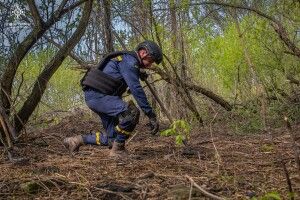 Волинські піротехніки працюють на Донеччині