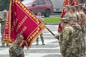 П'ять бригад Сил територіальної оборони Збройних Сил України отримали Бойові прапори