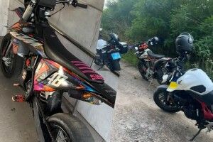 На Волині мотопатруль затримав двох мотоциклістів, які намагалися втекти