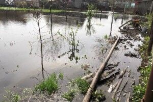 На Волині хати стоять у воді (Фото)