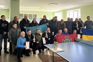 У Луцькому районі відбувся турнір з настільного тенісу серед захисників (Фото)
