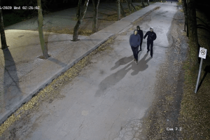 Камери у луцькому парку зафіксували хлопців, які потрощили майно. Лучан просять пізнати їх (Відео)
