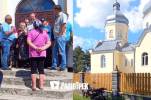 «Селяни ночують під церквою»: на Рівненщині московські попи третій місяць не впускають людей до храму