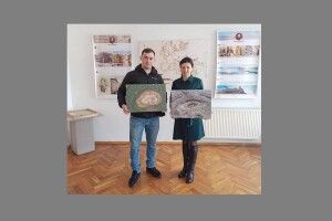 Музею на Волині подарували озеро Нечимне з висоти пташиного польоту