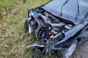 На Волині водійка за кермом Peugeot через неуважність наїхала на вантажівку (Фото)