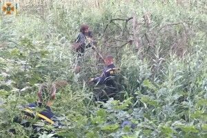 Бійці ДСНС врятували дядька, який загруз у болоті