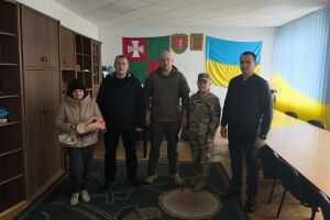 На Волині ветерана нагородили відзнакою «За поранення»
