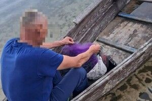 Охоронці Шацького нацпарку зловили порушника на озері Пісочне