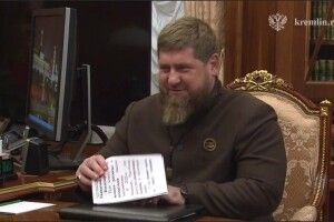 Кадиров зовсім осліп? Промовиста деталь на зустрічі із Путіним (Фото)